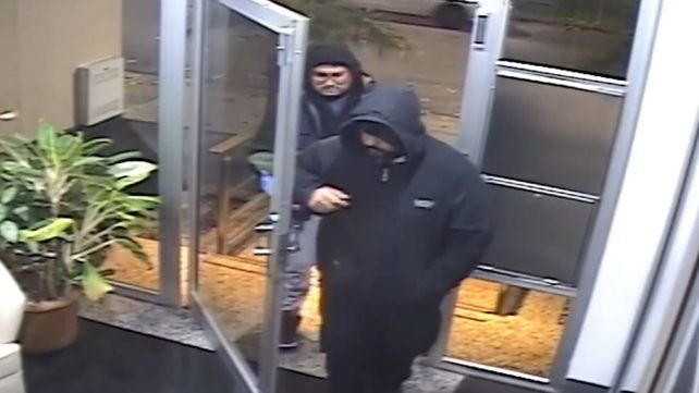 El ingreso de los ladrones al edificio de Oroño y el río