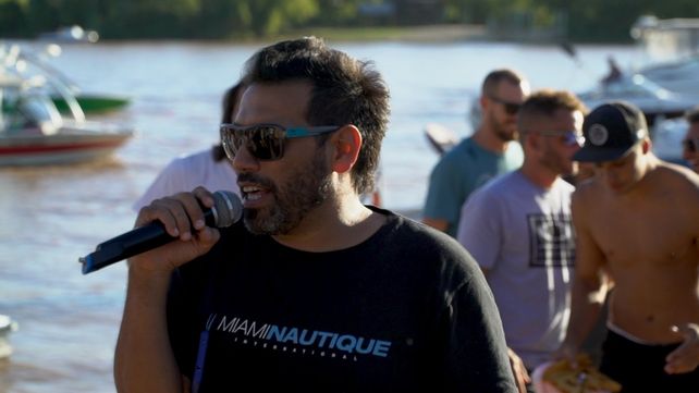Ezequiel El Negro Buzza el gran relator del wakeboard.&nbsp;