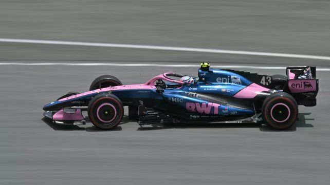 Colapinto fue penalizado con 10 puestos en el GP de Estados Unidos