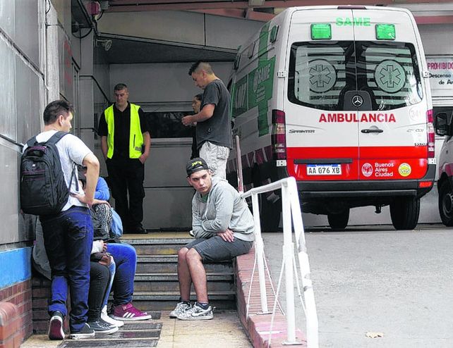 pavoroso. La mujer fue internada en el Hospital de Clínicas