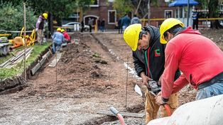 Plaza Sáenz Peña: avanza la recuperación integral