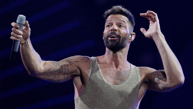 Ricky Martin repartió picos en el estreno de Viña del Mar