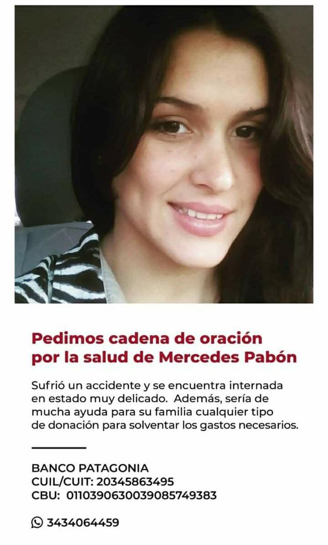 Salud de Mercedes Pabón sigue crítica