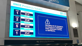 Mensaje del gobierno antes de la marcha de jubilados