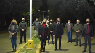 Michlig inauguró obras y máquinas recuperadas en Ceres