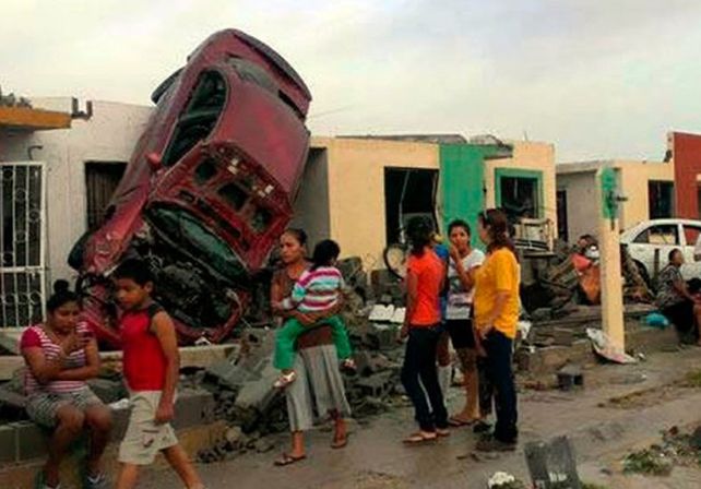 Así fue el feroz tornado que sacudió a México y mató al menos a 19 personas
