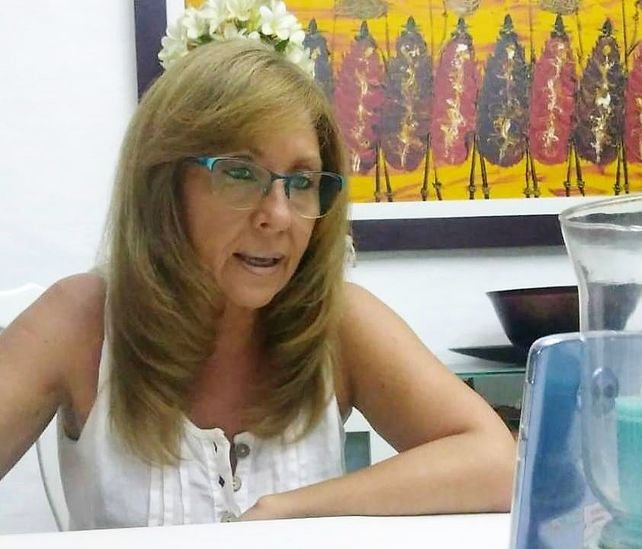 Claudia Giaccone tom&oacute; contacto con su par nacional.