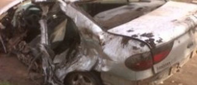 En el Renault Megane murieron el chofer y su acompañante.