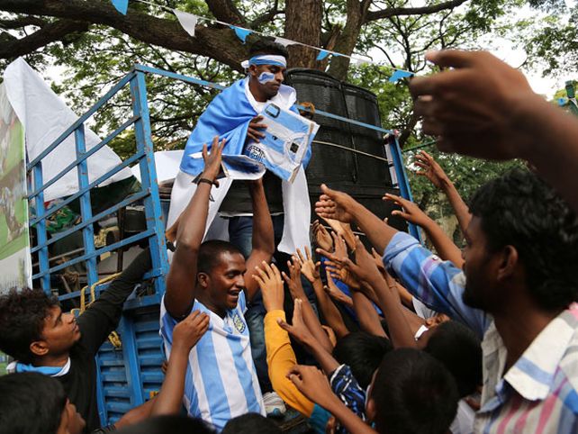 La India, una sucursal argentina durante el Mundial