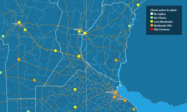 Calor: Elevaron a naranja el nivel de alerta para una parte de Entre Ríos
