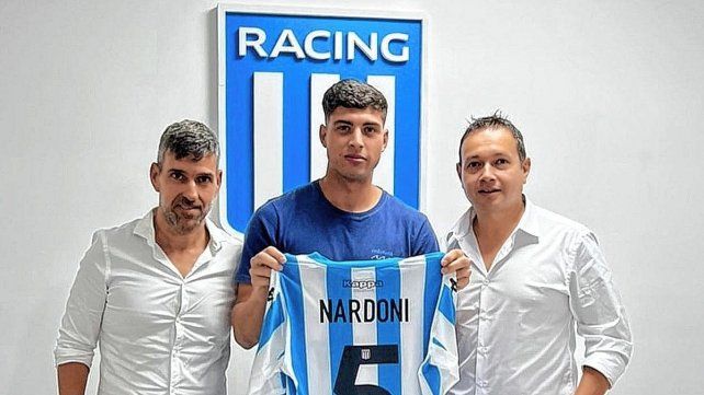 Juan Nardoni será titular en Racing en la final ante Boca