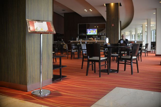 El bar del hotel.&nbsp;