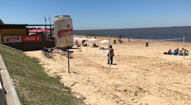 Así lucen las playas y solarium de Santa Fe en el inicio de temporada