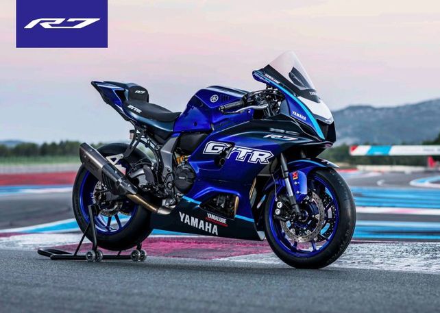 Así es la Yamaha R7 (700cc) que piloteará Novillo en España en 2025.
