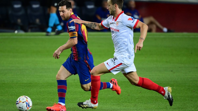 El Barcelona de Leo Messi no pudo con Sevilla en el Camp Nou