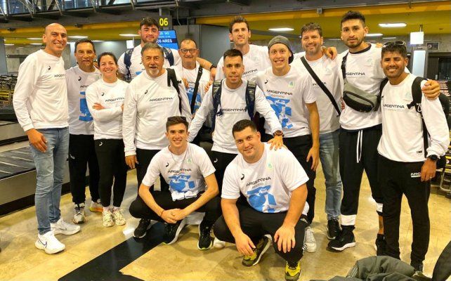 El plantel argentino concentra en Madrid ante del Mundial de Budapest.