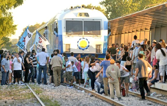 El 6 de marzo pasado se probó el tren desde Capital Federal al Apeadero Sur.