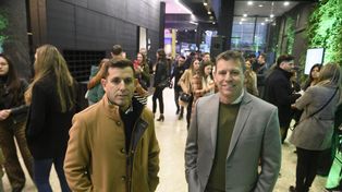 Gonzalo y Fernando Pascual dirigen actualmente la firma constructora que lleva adelante el edificio Howo en Rosario.