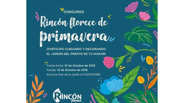 Invitan a los vecinos de Rincón a decorar sus jardines y veredas