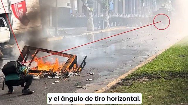 Así identificaron al responsable de lanzar el proyectil que hirió al fotógrafo Pablo Grillo