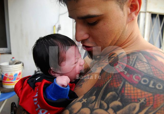 Soy fanático de Colón y quería que mi hijo lleve el nombre del club de mis amores