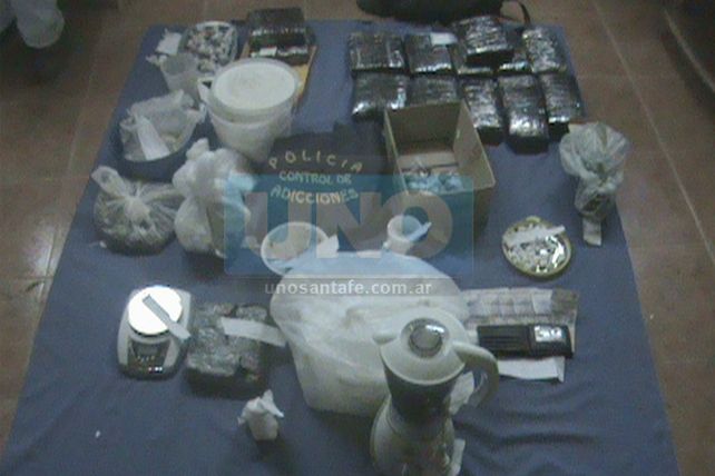 Cayeron vendedores barriales de drogas en dos allanamientos en la ciudad de Santa Fe
