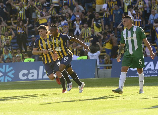 Campaz ya convirtió tras una gran combinación con Malcorra, ante Banfield. Fue el último gol de Central en el Gigante.