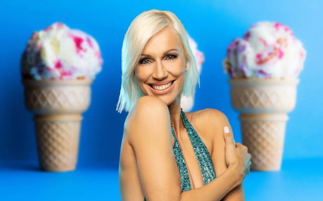 La modelo Ingrid Grudke abrió una heladería en Posadas y está feliz con el emprendimiento.