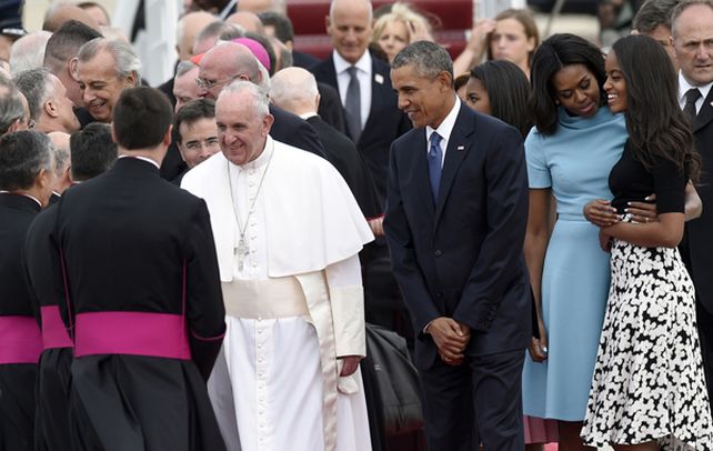 Francisco ya saludó a Barack Obama
