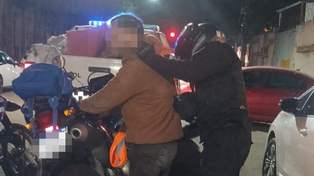 Uno de los cuidacoches detenidos en la zona de Pellegrini e Italia.&nbsp;
