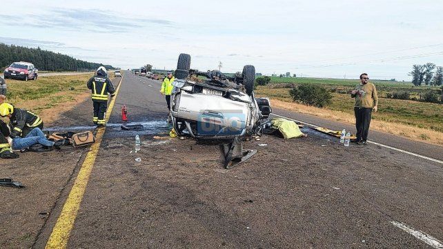 Vuelco fatal: un hombre perdió la vida en la autovía 14