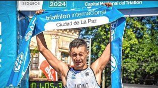 Máximo Andino fue uno de los ganadores del Triatlón Internacional de La Paz. Fuí a sumar una experiencia más y ver qué salía, remarcó el Gurí de Victoria.&nbsp; 