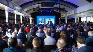 Abrió la segunda edición del Santa Fe Business Forum, en La Fluvial.