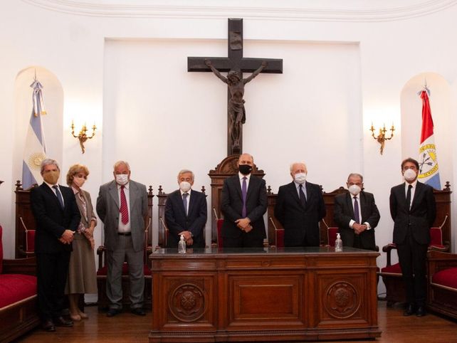 Los miembros de la Corte provincial