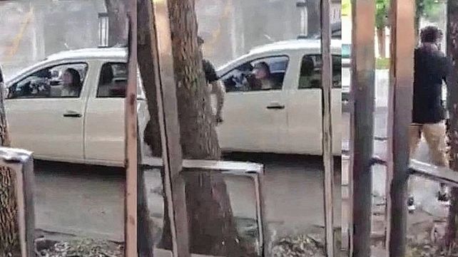 El video viral de un violento al volante tras un siniestro vial.&nbsp;