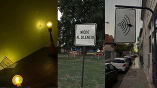 Algunas de las intervenciones realizadas por el artista Santiago Rodriguez.