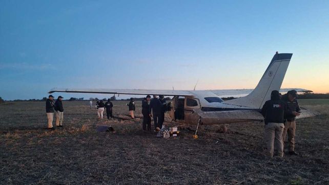 La avioneta hallada este fin de semana en un campo del departamento San Justo