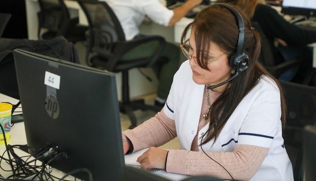 Más de 80 profesionales son parte de la reconversión del 0800 Covid que funcionó durante la pandemia.&nbsp;