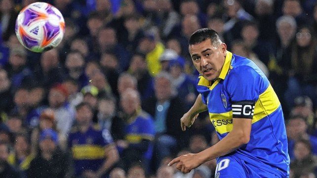 Riquelme y su gran fiesta.&nbsp;