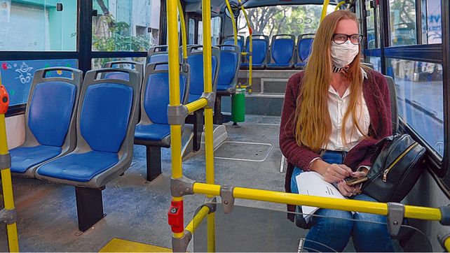 Pocos pasajeros. El reciente estudio de movilidad arroj&oacute; un uso del transporte del 78 por ciento el lunes.