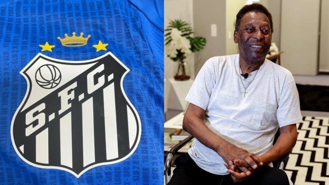 La camiseta del Santos incluirá en su escudo una corona en homenaje a Pelé