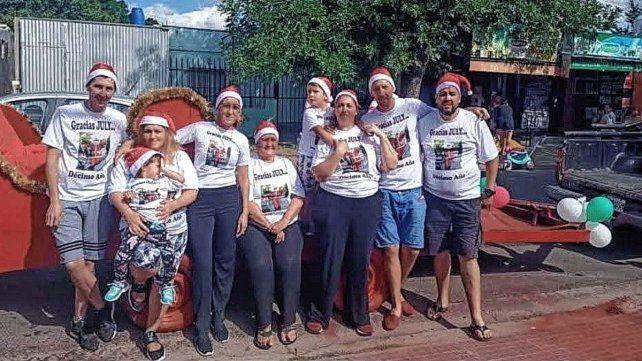 La familia Julio se encarga de que Papá Noel esté presente cada Navidad en San Agustín
