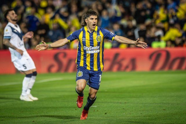 Malcorra marcó el primer gol para Rosario Central.