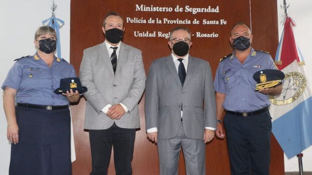 De extremo a extremo. Betina Governatori será jefa de policía de Rosario hasta que se designe sucesor de Natalio Marciani.
