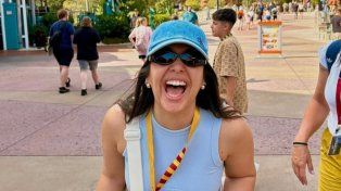 Ángela Leiva de vacaciones en Orlando