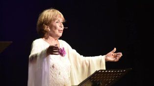 Virgina Lago en la Fiesta Popular de Teatro