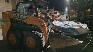 Cables y medidores robados en Roldán fueron encontrados tras tres allanamientos