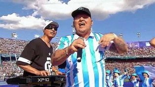 El Pepo enloqueció a los hinchas de Racing en la previa del gran final contra Cruzeiro.