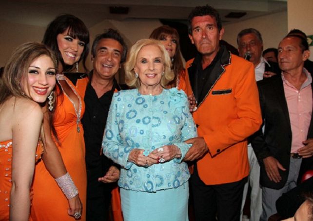 Mirtha fue agasajada en Mar del Plata por Artaza y Cherutti