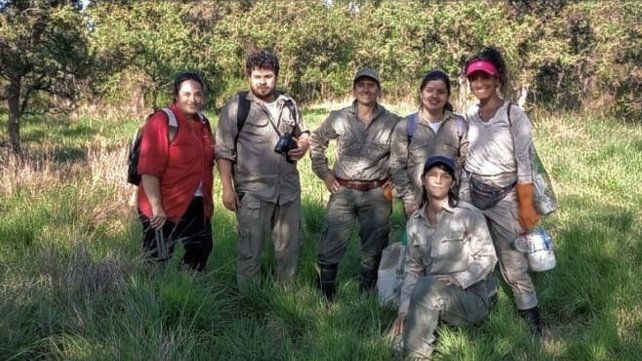 Equipo. De trabajo realizó relevamientos faunísticos dentro de la reserva y su zona de influencia.